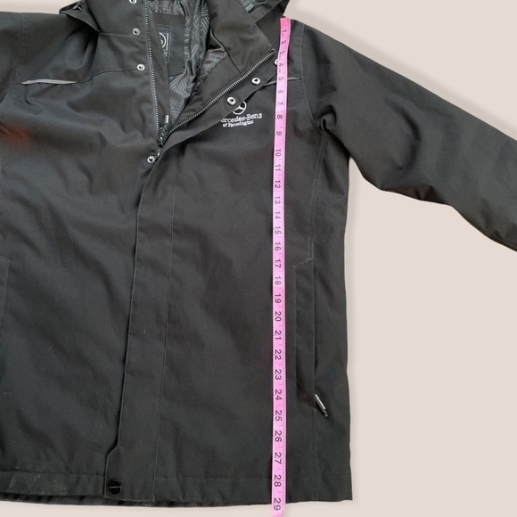 Stormtech Men’s Black Mock Neck Zip Up Coat - Picture 10 of 11